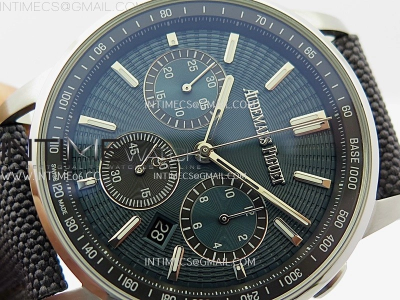 Code 11.59 Chrono 26393 SS OMF Best Edition Blue Dial on Blue Nylon Strap A4401